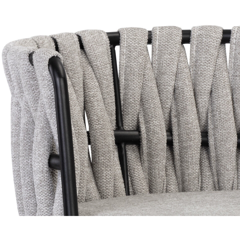 Sarai 33 inch Belfast Heather Grey Counter Stool